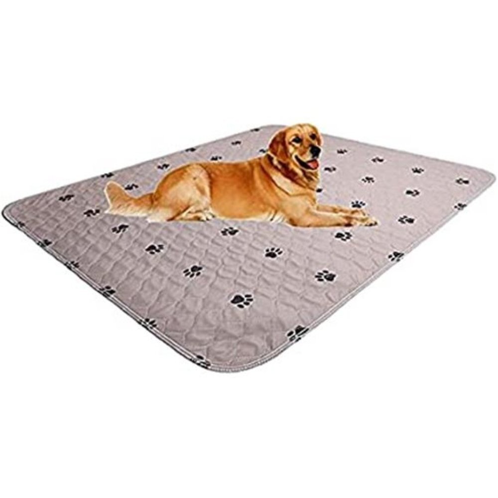 Washable Dog Pee Pads 2 Pack with Grooming Gloves
